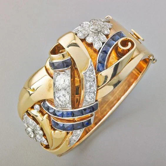 Anello Vintage in Oro con Zirconia