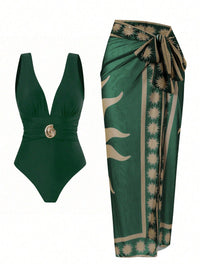 Costume da bagno sexy profondo V vintage francese