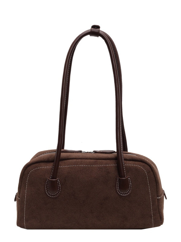 Borsa a spalla retro satinata borsa cuscino casual