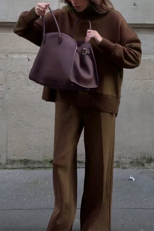 Set di Due Pezzi con Felpa a Maniche Lunghe e Pantaloni con Tasche