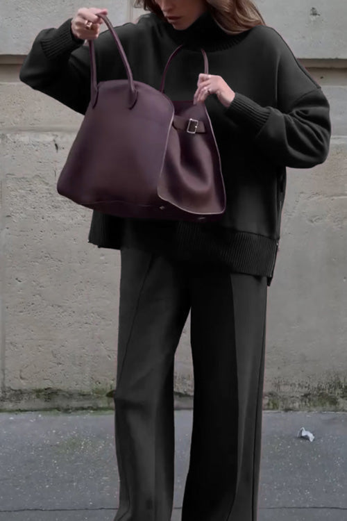 Set di Due Pezzi con Felpa a Maniche Lunghe e Pantaloni con Tasche