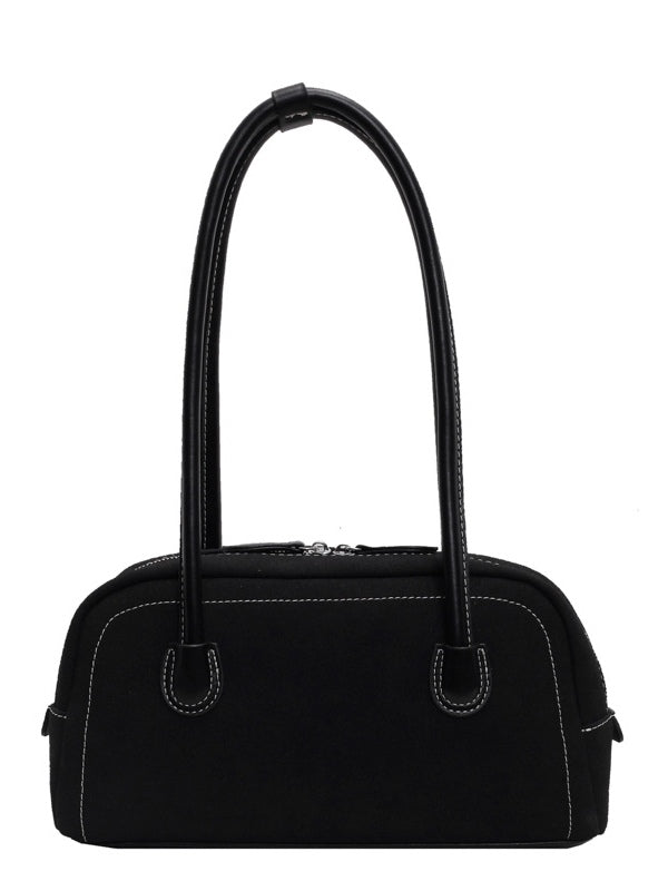 Borsa a spalla retro satinata borsa cuscino casual