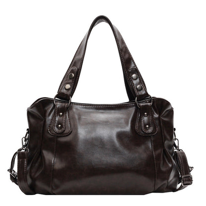 Borsa a spalla di alta gamma in stile retro casual