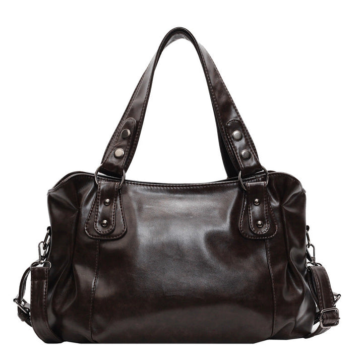 Borsa a spalla di alta gamma in stile retro casual