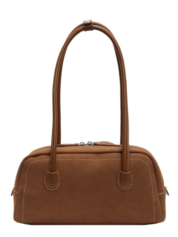 Borsa a spalla retro satinata borsa cuscino casual