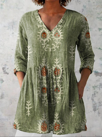 Elise | Blusa Lunga con Scollatura a V