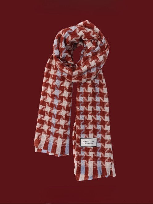 Scarf di Natale Retro Rosso