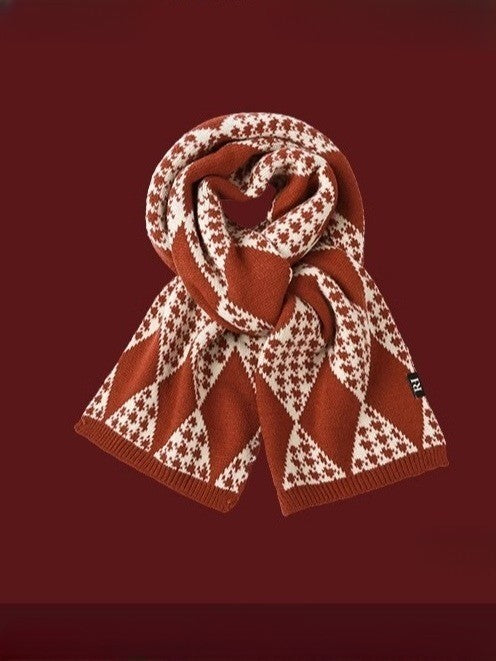 Scarf di Natale Retro Rosso