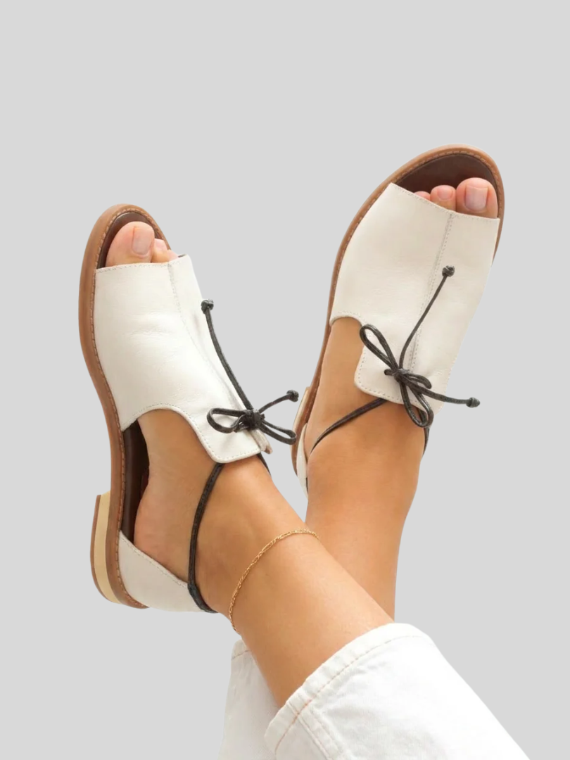 Olive™ | Sandali Estivi in Pelle
