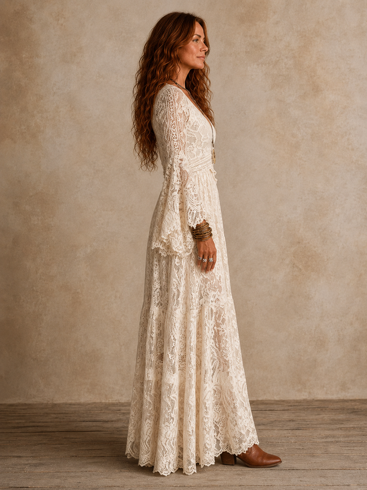 Emily | Abito Maxi Silhouette Vintage per Donne