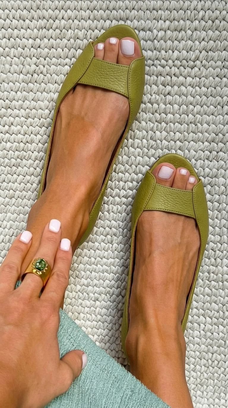 Ballerine Strutturate Metalliche