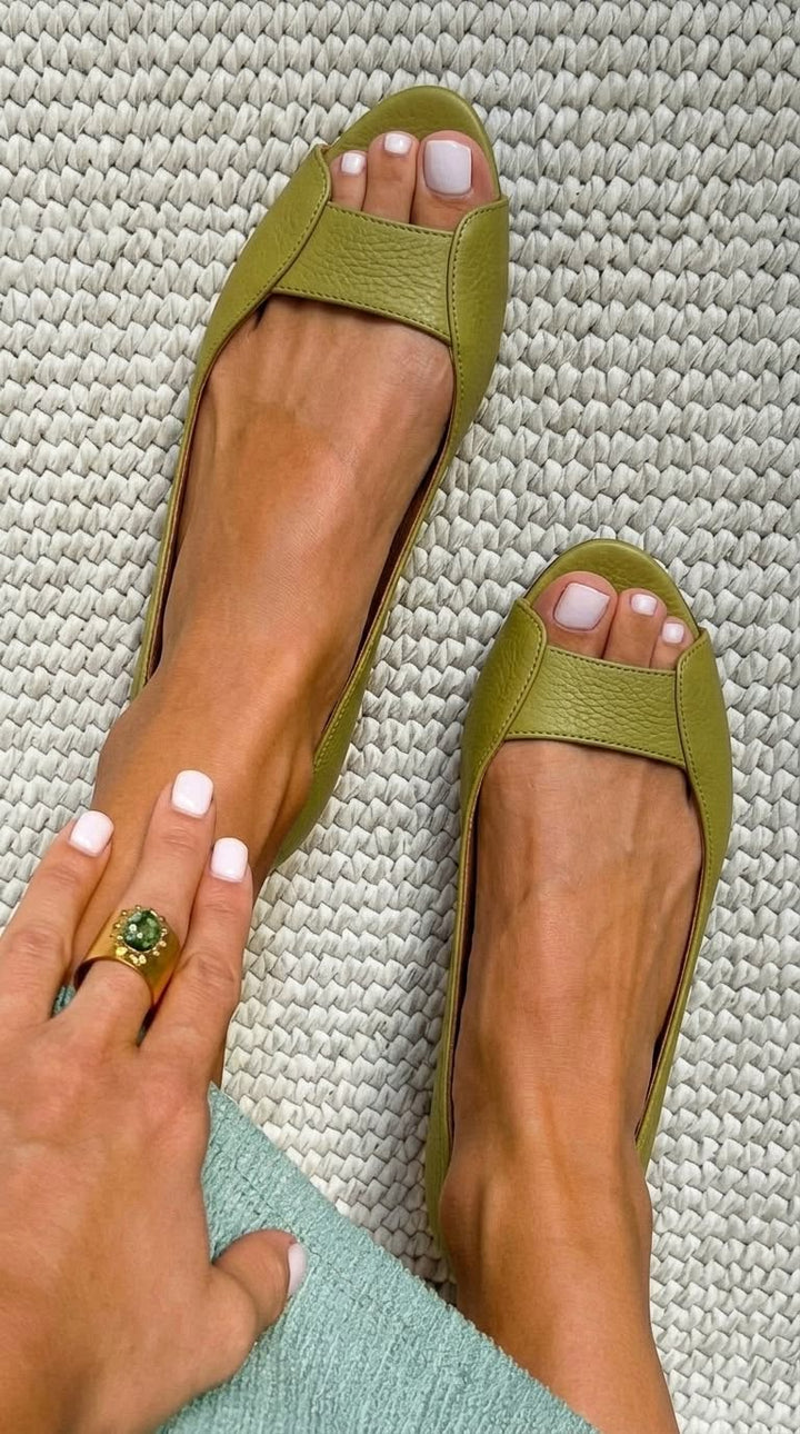 Ballerine Strutturate Metalliche
