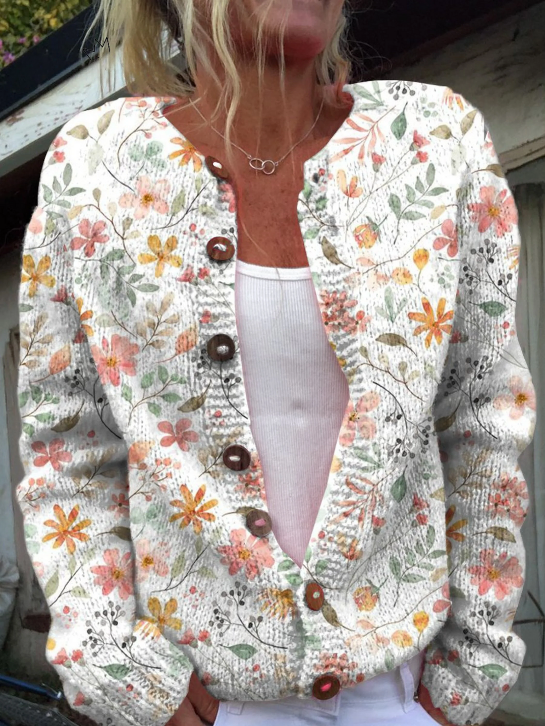 Greta™ | Cardigan Vintage a Fiori