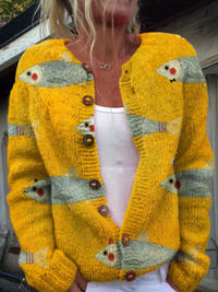 Anouk™ | Cardigan in Maglia Vintage