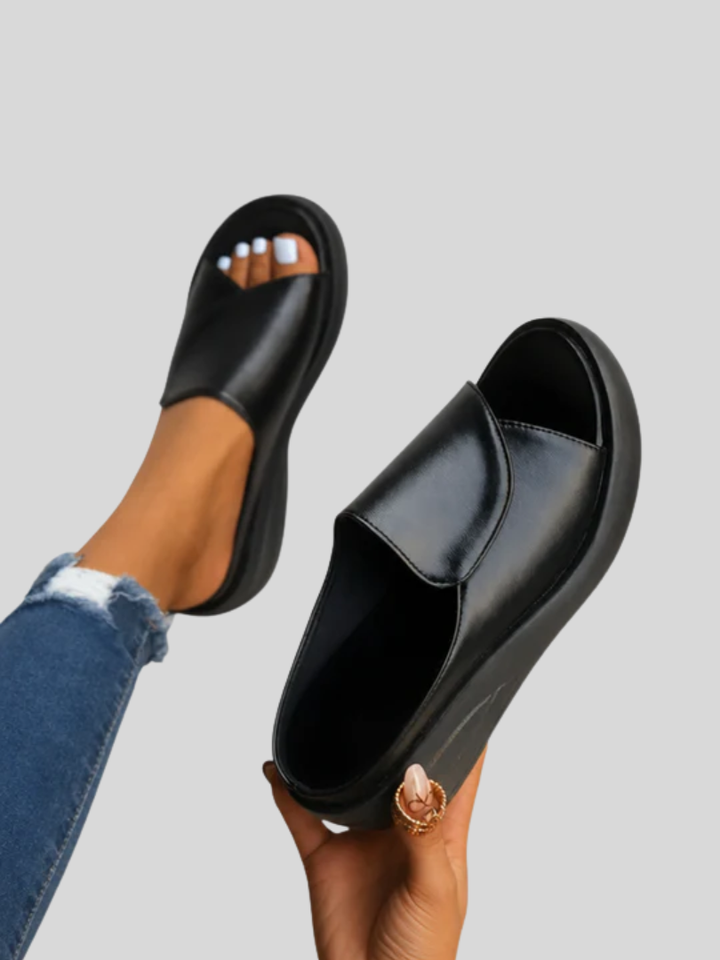 Eliza™ – Sandali Wedge Ortopedici Slip-on
