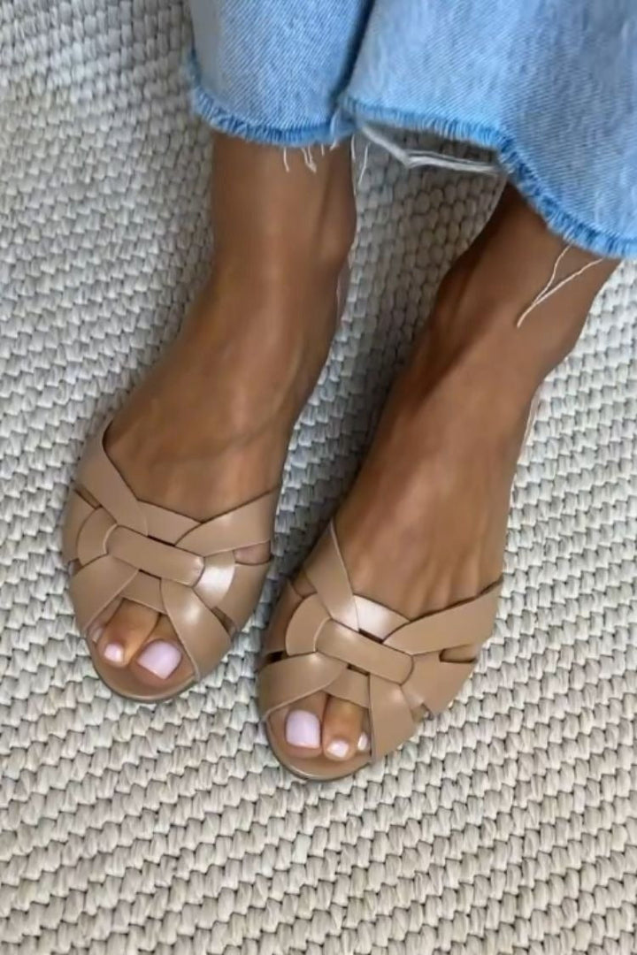 Espadrillas Piane con Punta Aperta