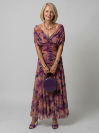 Calen | Abito Midi Off Shoulder Fluttuante