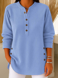 Neva™ | Tunica Button Henley