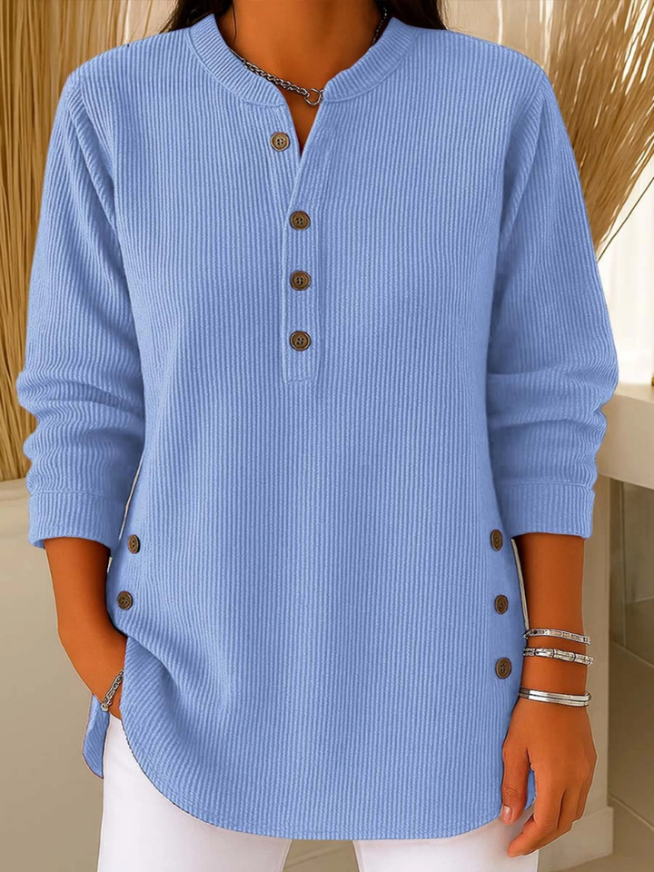 Neva™ | Tunica Button Henley