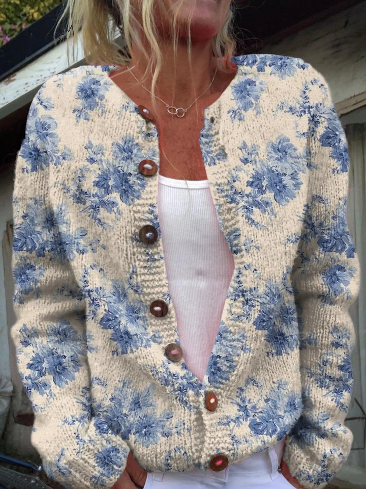 Daysie™ | Maglione Cardigan in Maglia Vintage