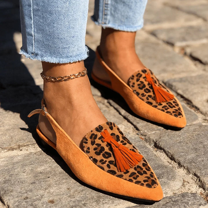 Marisa Mules Senza Tallone con Frange