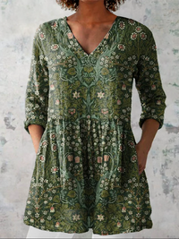 Julie | Blusa Lunga con Scollatura a V