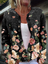 Kivara™ | Cardigan Floreale Vintage