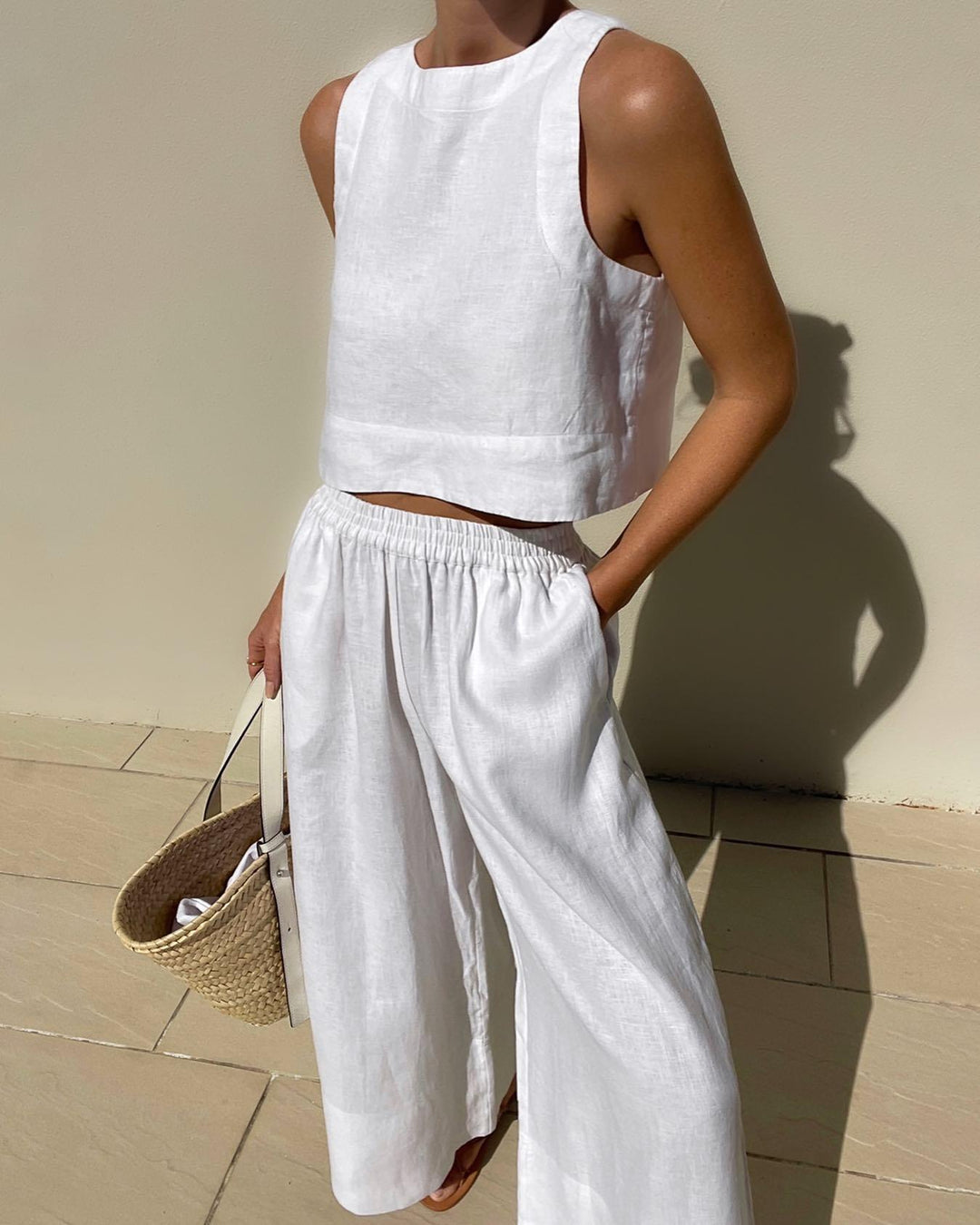 Set Chic Senza Maniche 2 Pezzi
