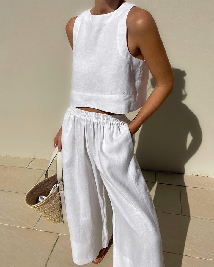 Set Chic Senza Maniche 2 Pezzi