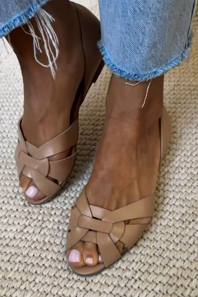 Espadrillas Piane con Punta Aperta