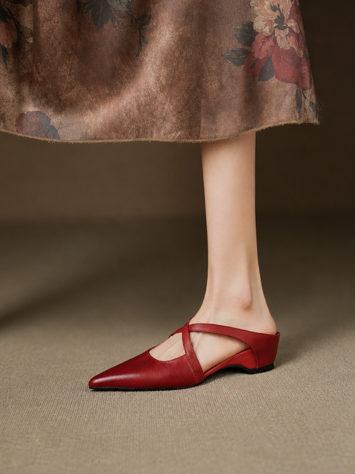 Mule in Vera Pelle Aluna