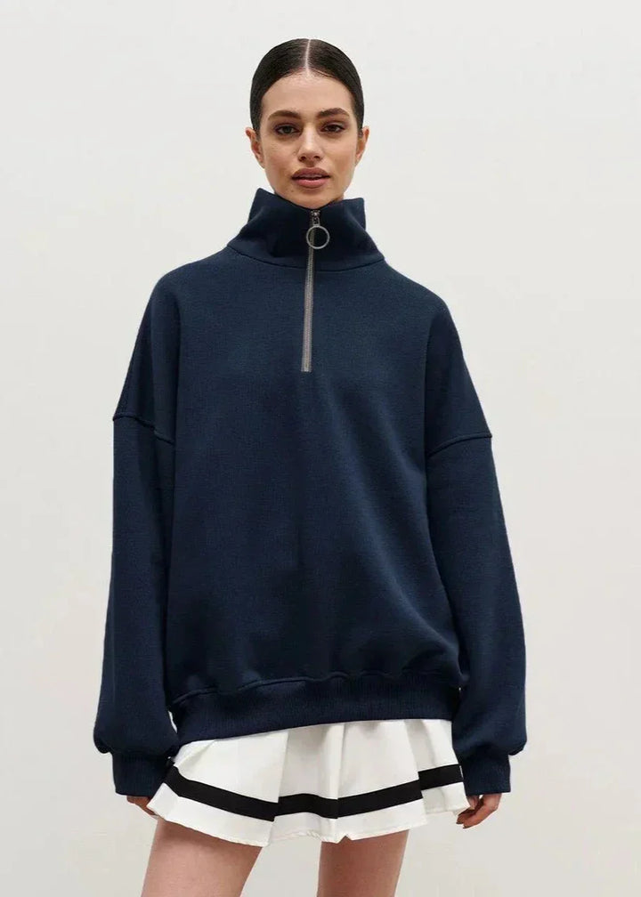 Rhea | Maglione Relaxed Half-Zip
