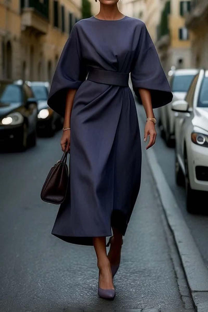 Abito Elegante a Colore Solido