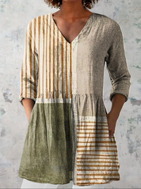Camille | Blusa Lunga con Scollatura a V