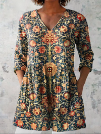 Celine | Blusa Lunga con Scollatura a V