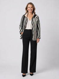 DELACROIX | Giacca Trapuntata Grafica Zebra Sylvie