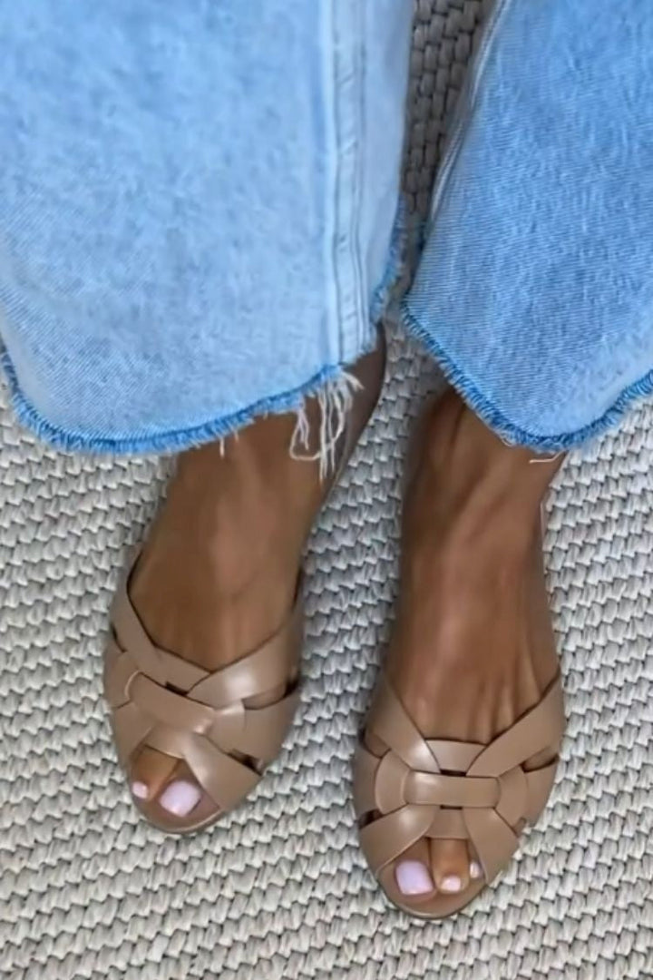 Espadrillas Piane con Punta Aperta