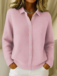 Camille™ | Cardigan Button-Up in Maglia Testurizzata