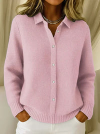 Camille™ | Cardigan con Bottoni in Maglia Testurizzata