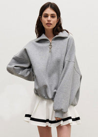 Rhea | Maglione Relaxed Half-Zip