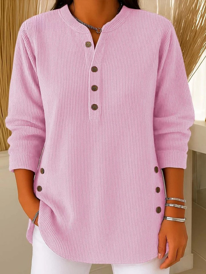 Neva™ | Tunica Button Henley