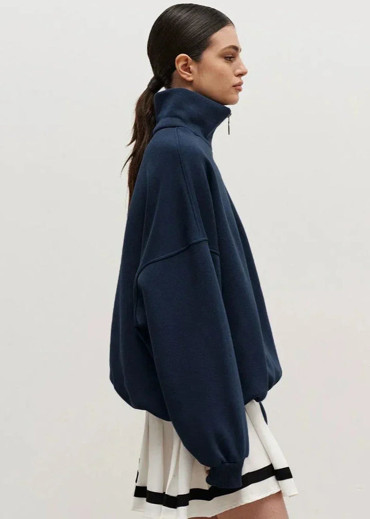 Rhea | Maglione Relaxed Half-Zip