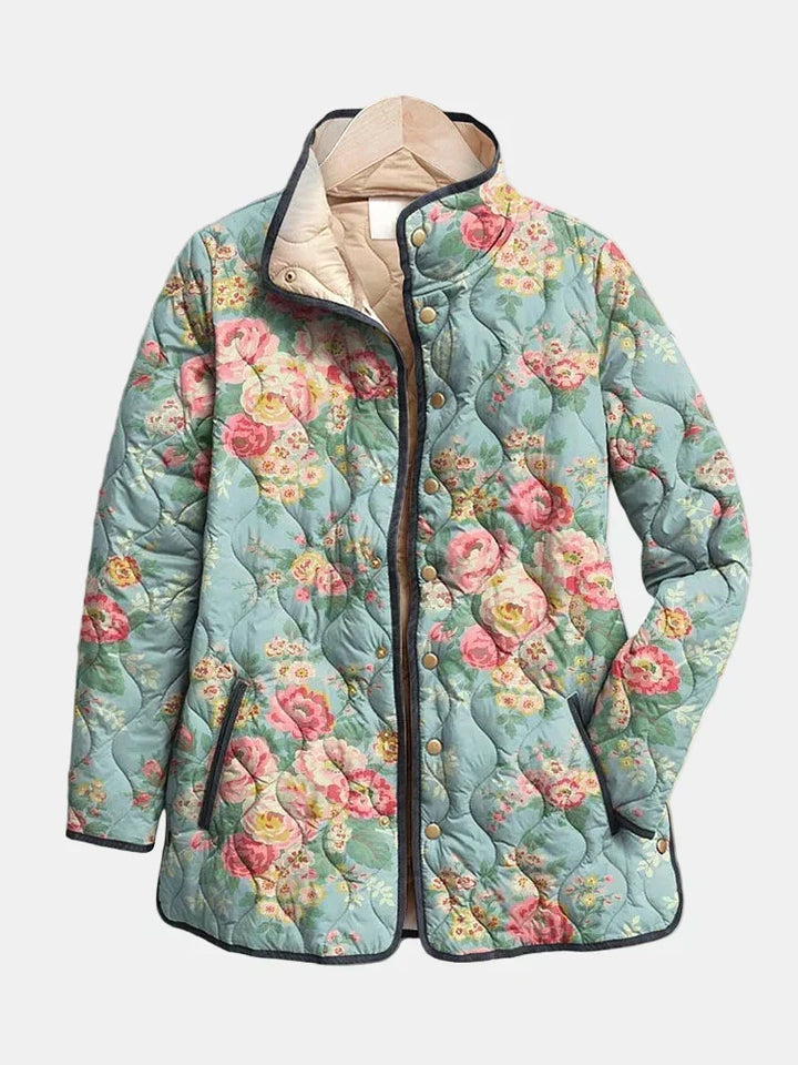 DELACROIX | Giacca Trapuntata Rose Celadon Mathilde