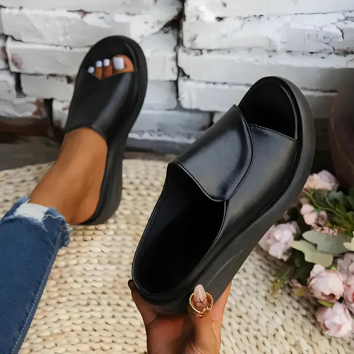 Eliza™ – Sandali Wedge Ortopedici Slip-on