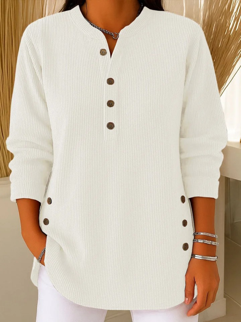 Neva™ | Tunica Button Henley