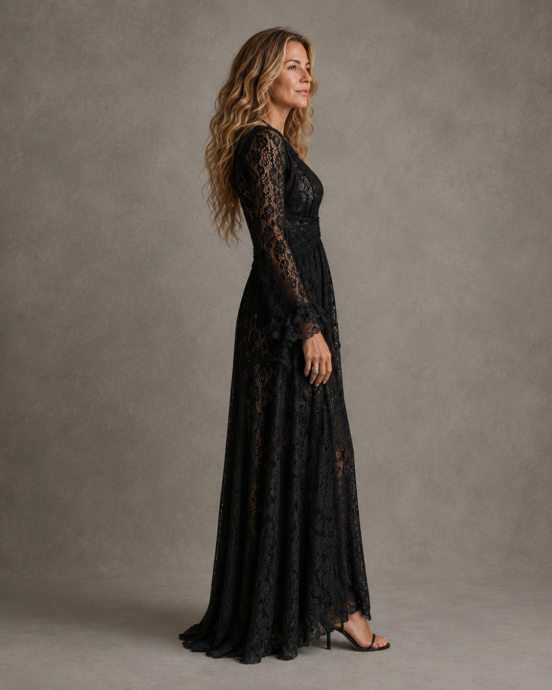 Charlotte | Abito Maxi con Scollatura a V Profonda per Donne