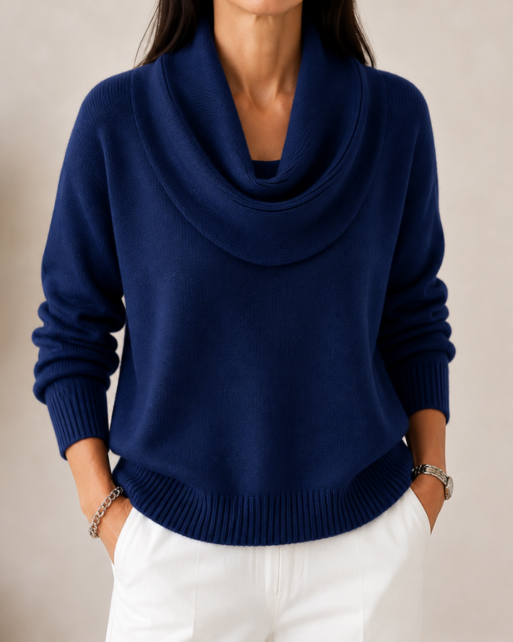 Caralina™ | Elegante Maglione a Collo Alto