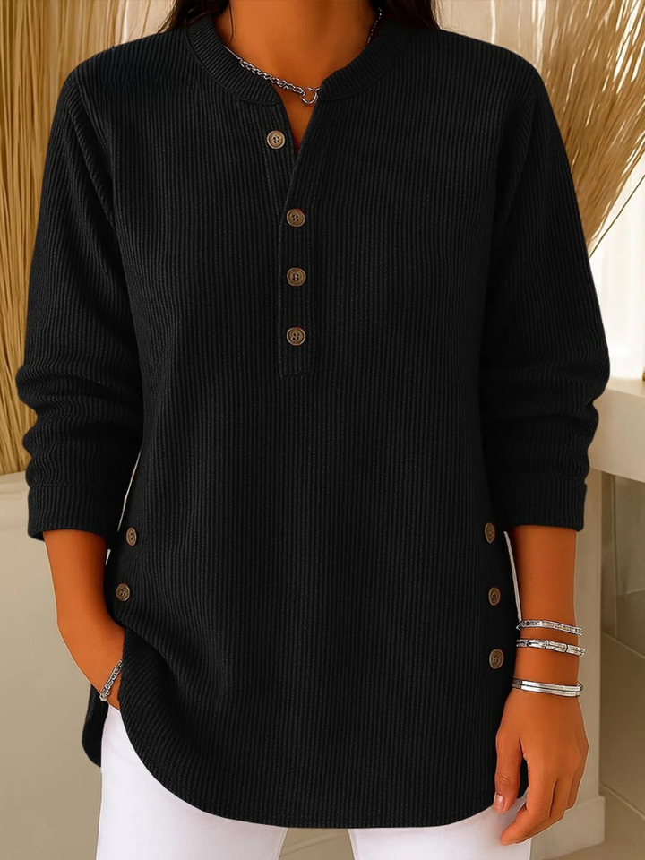 Neva™ | Tunica Button Henley