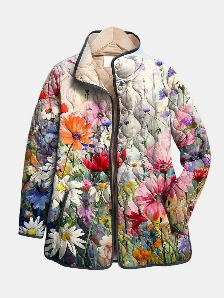 DELACROIX | Giacca Trapuntata Fiori di Campo Manon