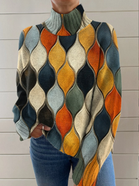 Sonia | Maglione con Collo Alto Dallo Stile Unico